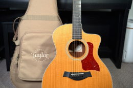 Taylor 泰勒214CE-K 8成新二手全单吉他 略有瑕疵
